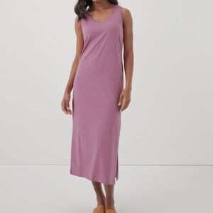 Organic cotton midi/maxi dress